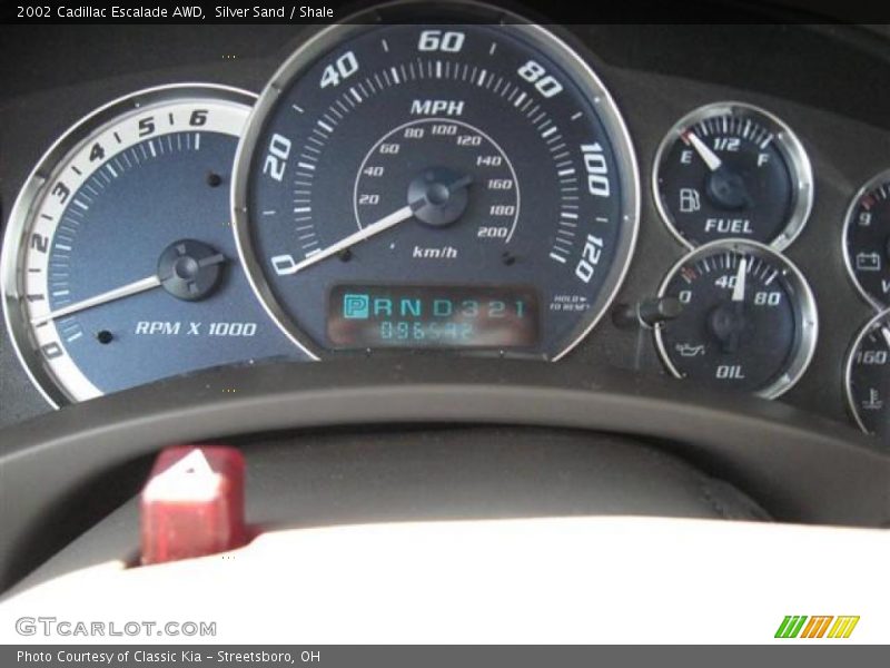 Silver Sand / Shale 2002 Cadillac Escalade AWD