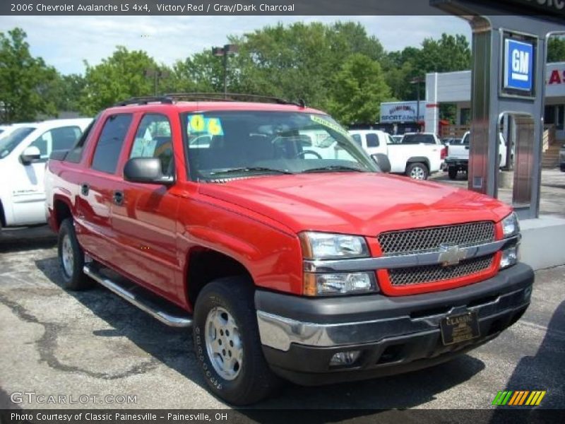 Victory Red / Gray/Dark Charcoal 2006 Chevrolet Avalanche LS 4x4