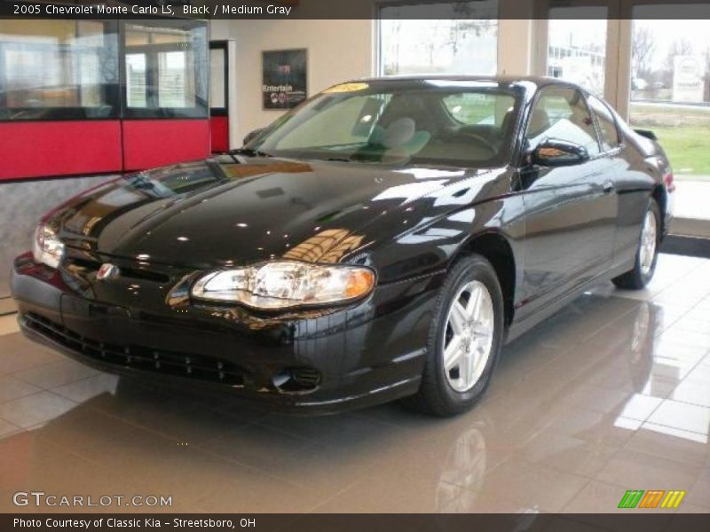 Black / Medium Gray 2005 Chevrolet Monte Carlo LS