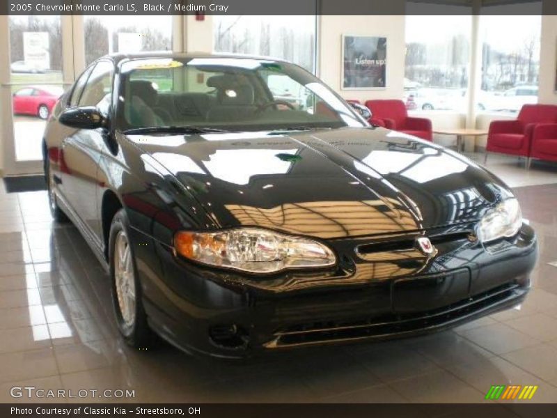 Black / Medium Gray 2005 Chevrolet Monte Carlo LS