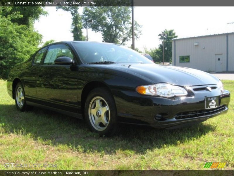 Black / Medium Gray 2005 Chevrolet Monte Carlo LS