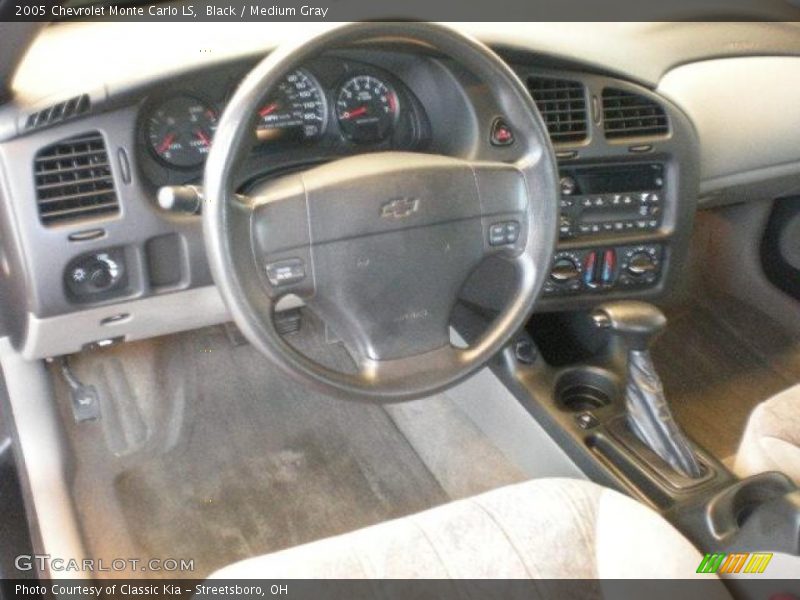 Black / Medium Gray 2005 Chevrolet Monte Carlo LS