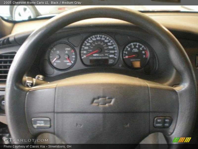 Black / Medium Gray 2005 Chevrolet Monte Carlo LS