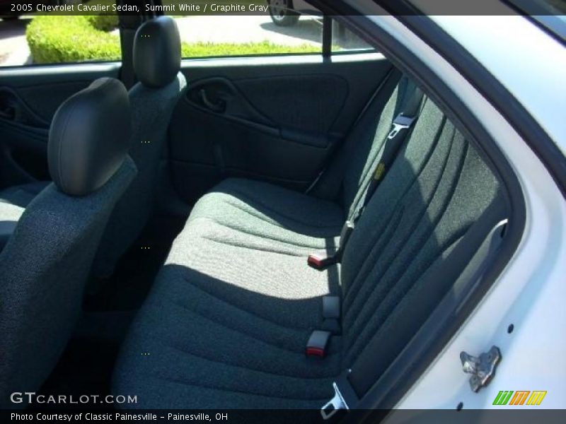 Summit White / Graphite Gray 2005 Chevrolet Cavalier Sedan