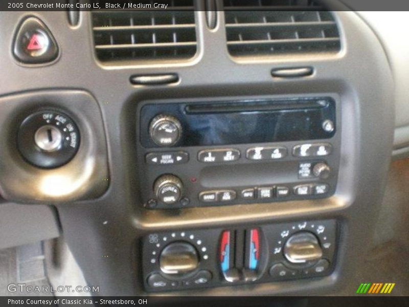 Black / Medium Gray 2005 Chevrolet Monte Carlo LS