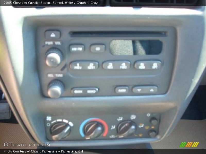 Summit White / Graphite Gray 2005 Chevrolet Cavalier Sedan