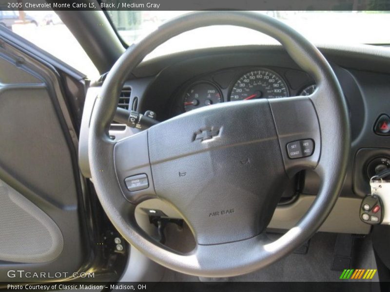 Black / Medium Gray 2005 Chevrolet Monte Carlo LS