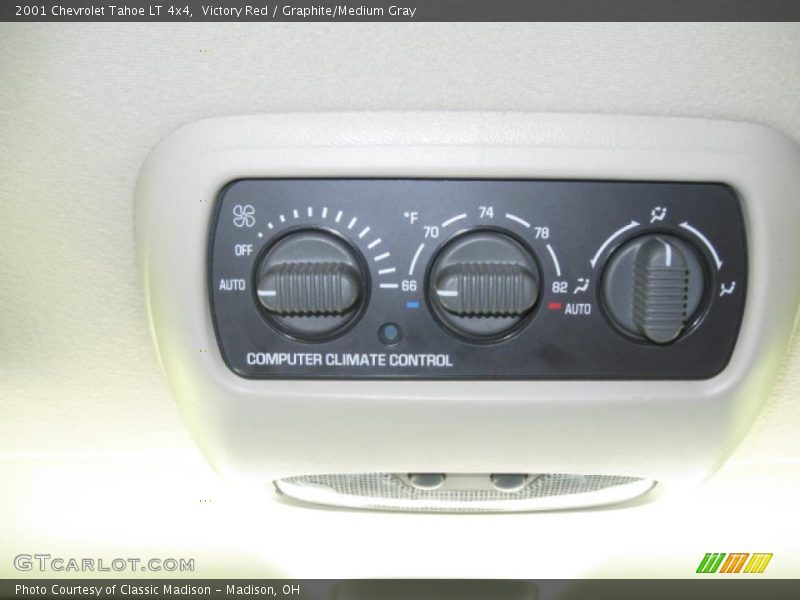 Victory Red / Graphite/Medium Gray 2001 Chevrolet Tahoe LT 4x4