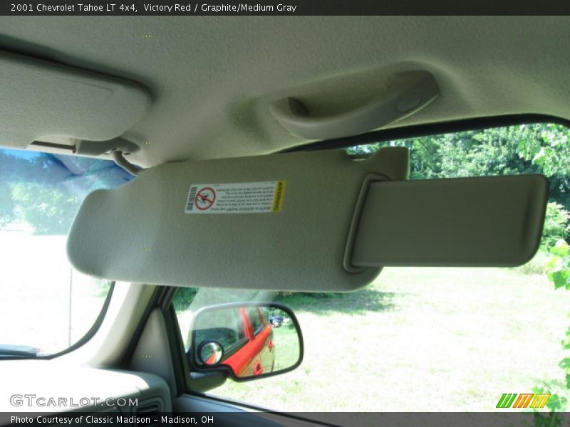 Victory Red / Graphite/Medium Gray 2001 Chevrolet Tahoe LT 4x4