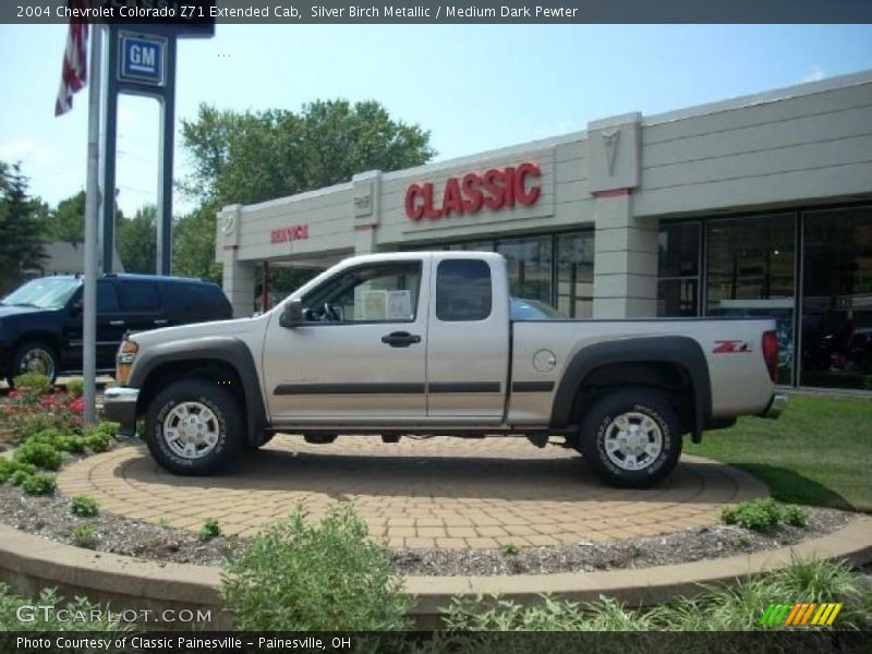 Silver Birch Metallic / Medium Dark Pewter 2004 Chevrolet Colorado Z71 Extended Cab