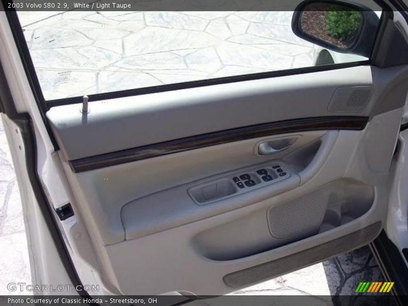 White / Light Taupe 2003 Volvo S80 2.9