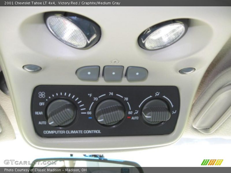 Victory Red / Graphite/Medium Gray 2001 Chevrolet Tahoe LT 4x4