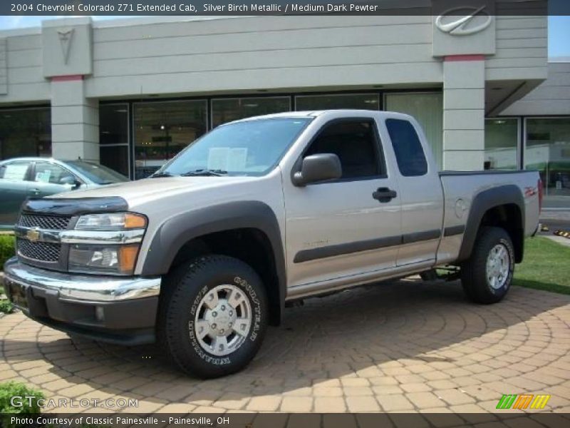 Silver Birch Metallic / Medium Dark Pewter 2004 Chevrolet Colorado Z71 Extended Cab