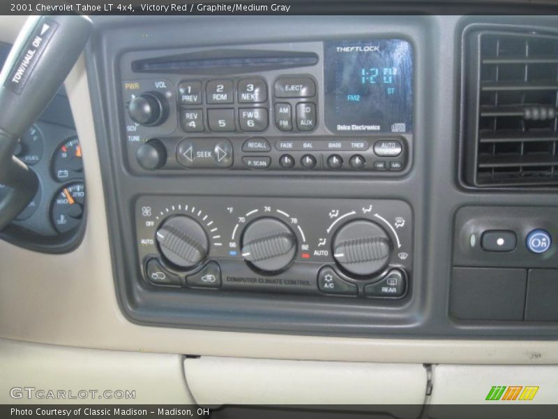 Victory Red / Graphite/Medium Gray 2001 Chevrolet Tahoe LT 4x4