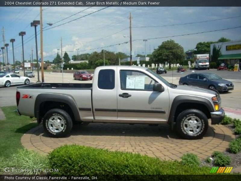 Silver Birch Metallic / Medium Dark Pewter 2004 Chevrolet Colorado Z71 Extended Cab