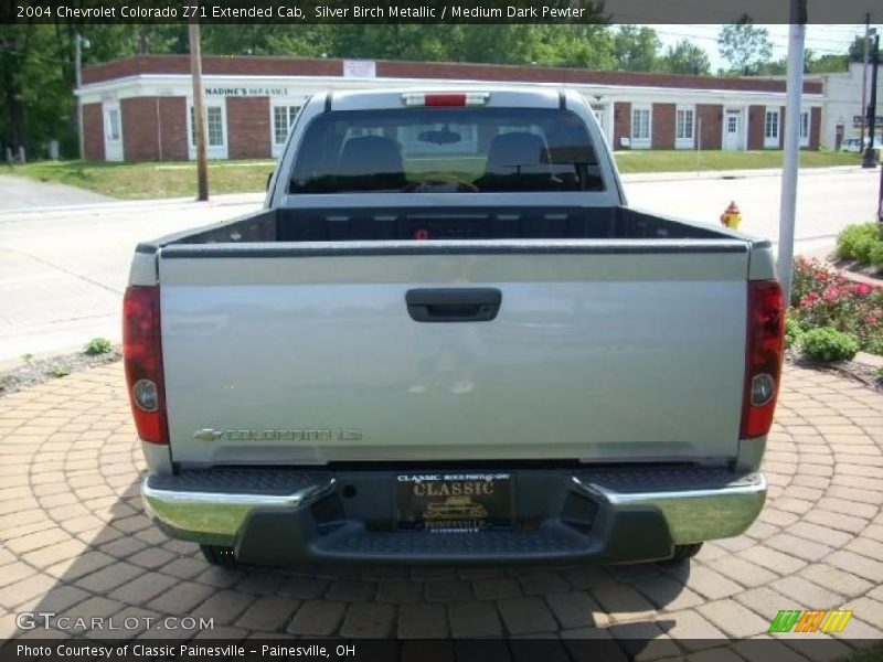 Silver Birch Metallic / Medium Dark Pewter 2004 Chevrolet Colorado Z71 Extended Cab