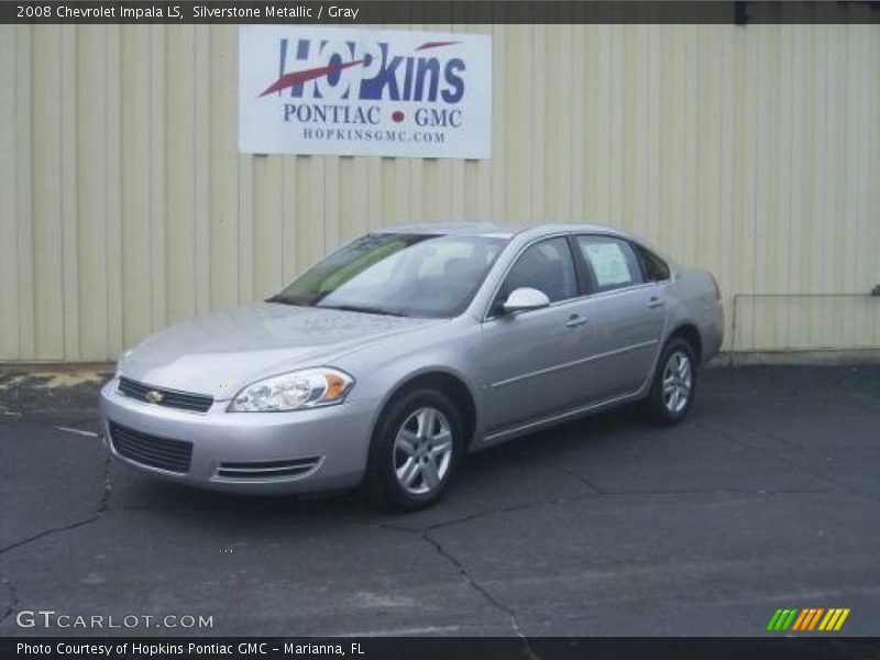 Silverstone Metallic / Gray 2008 Chevrolet Impala LS