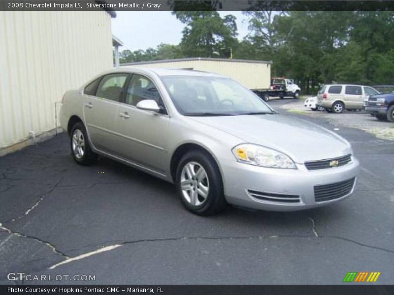 Silverstone Metallic / Gray 2008 Chevrolet Impala LS