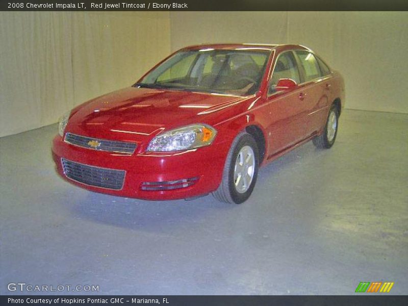 Red Jewel Tintcoat / Ebony Black 2008 Chevrolet Impala LT