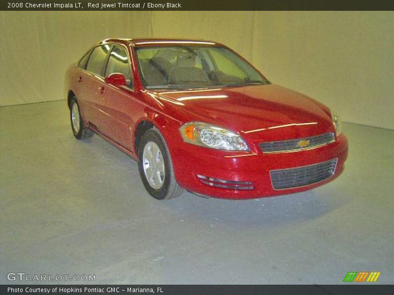 Red Jewel Tintcoat / Ebony Black 2008 Chevrolet Impala LT