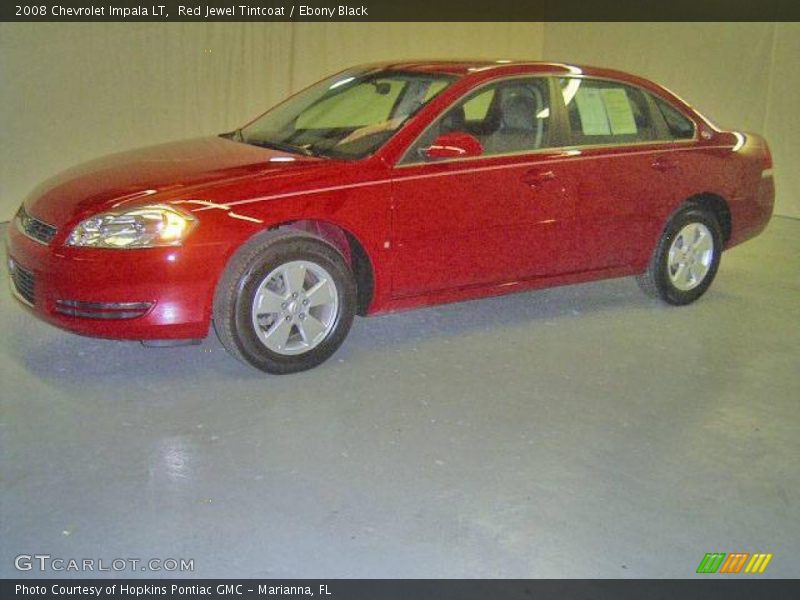 Red Jewel Tintcoat / Ebony Black 2008 Chevrolet Impala LT