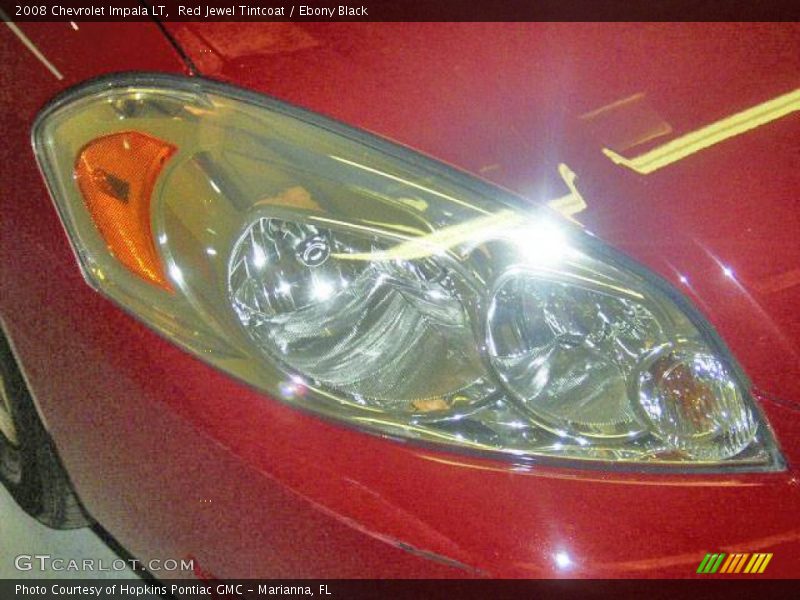 Red Jewel Tintcoat / Ebony Black 2008 Chevrolet Impala LT