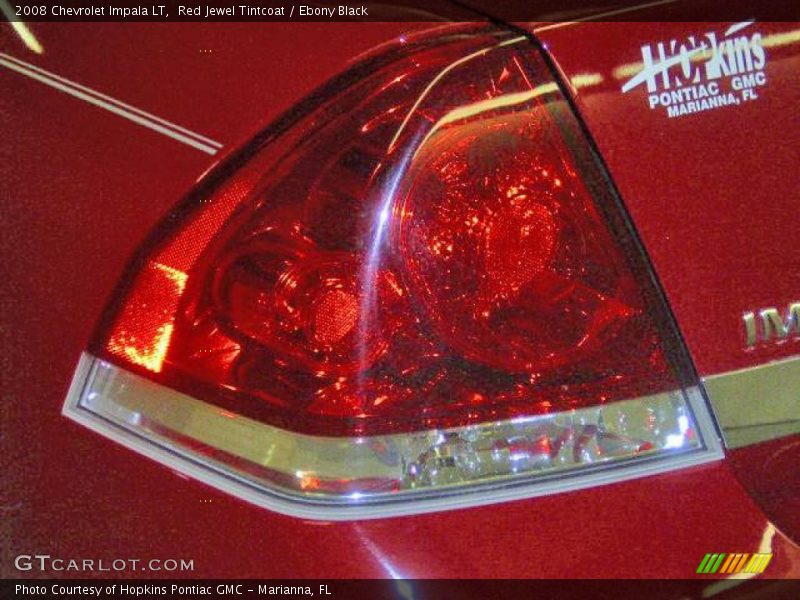 Red Jewel Tintcoat / Ebony Black 2008 Chevrolet Impala LT
