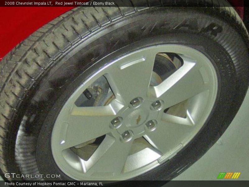 Red Jewel Tintcoat / Ebony Black 2008 Chevrolet Impala LT