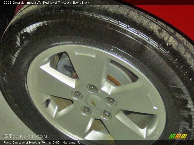 Red Jewel Tintcoat / Ebony Black 2008 Chevrolet Impala LT