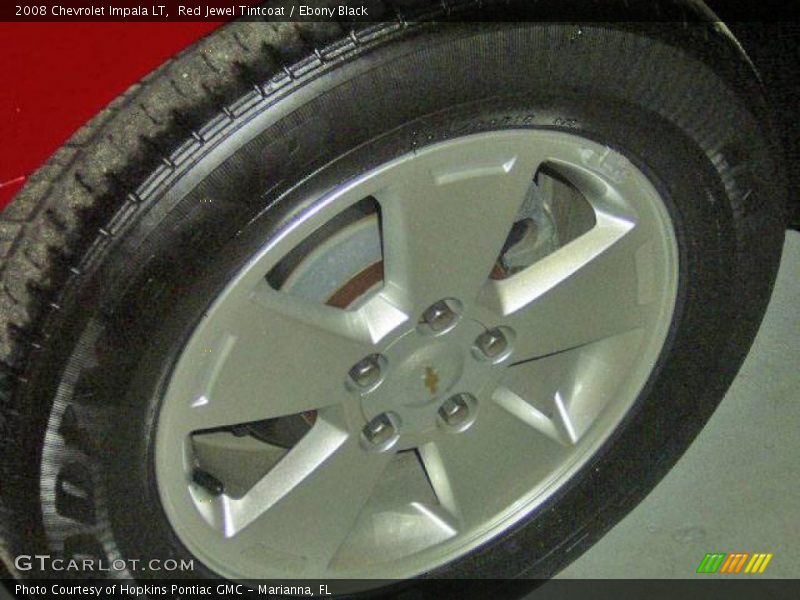 Red Jewel Tintcoat / Ebony Black 2008 Chevrolet Impala LT