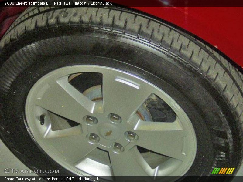 Red Jewel Tintcoat / Ebony Black 2008 Chevrolet Impala LT