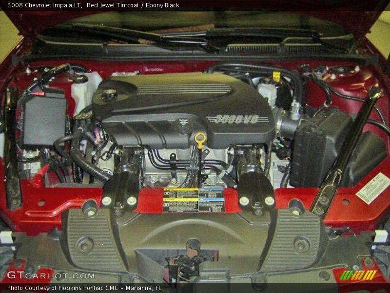 Red Jewel Tintcoat / Ebony Black 2008 Chevrolet Impala LT