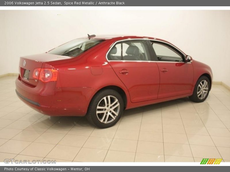 Spice Red Metallic / Anthracite Black 2006 Volkswagen Jetta 2.5 Sedan