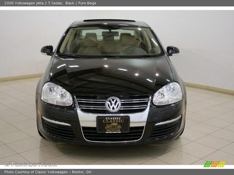 Black / Pure Beige 2006 Volkswagen Jetta 2.5 Sedan