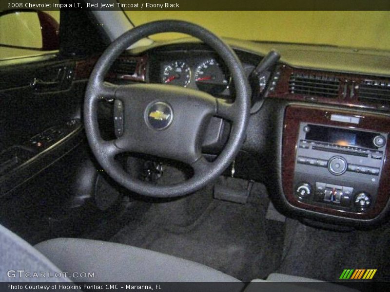 Red Jewel Tintcoat / Ebony Black 2008 Chevrolet Impala LT