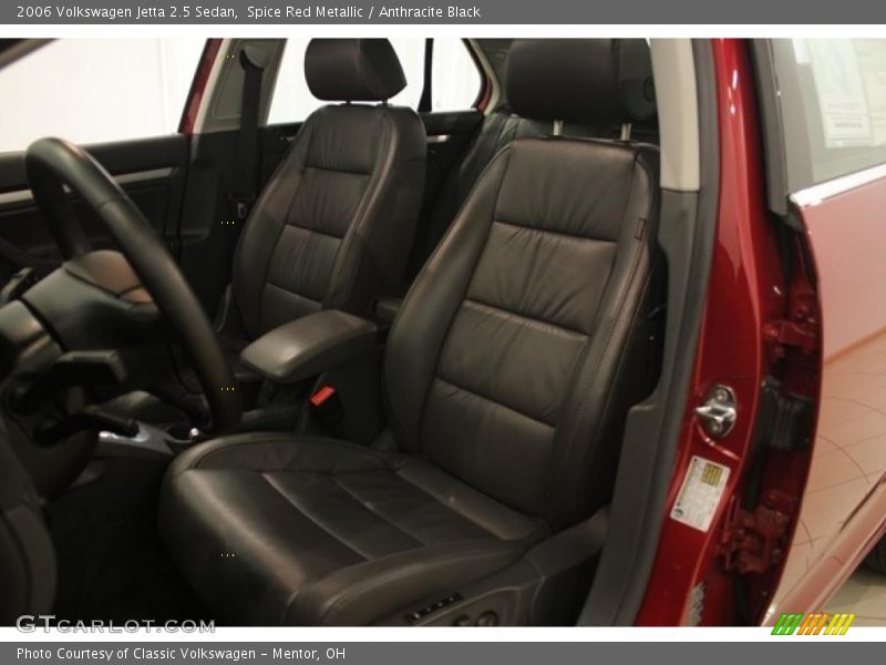 Spice Red Metallic / Anthracite Black 2006 Volkswagen Jetta 2.5 Sedan