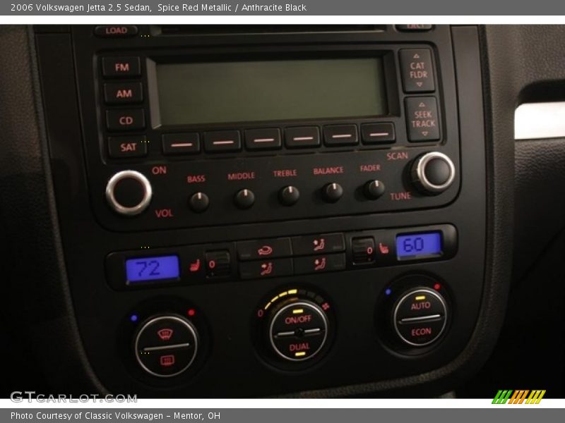 Spice Red Metallic / Anthracite Black 2006 Volkswagen Jetta 2.5 Sedan