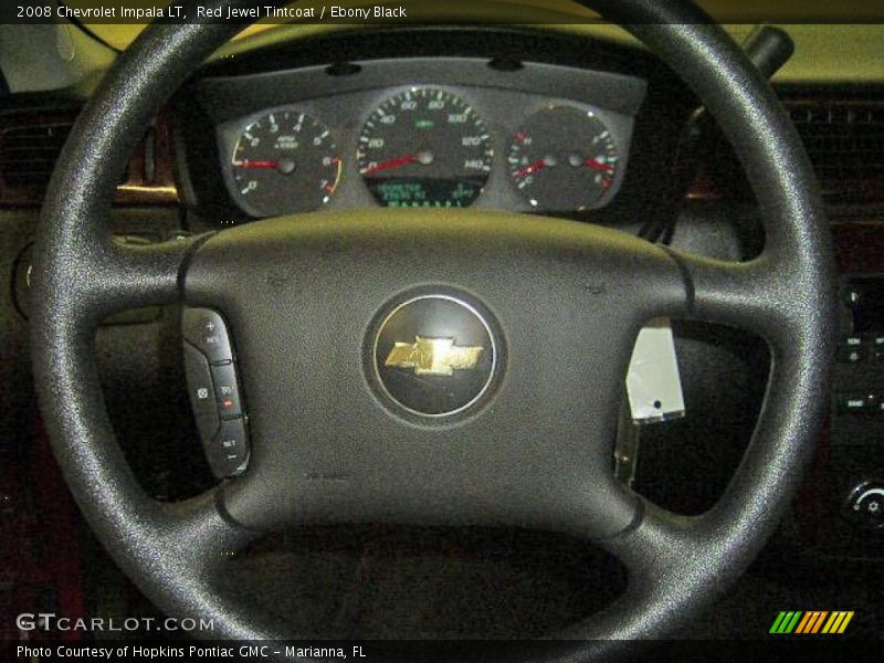 Red Jewel Tintcoat / Ebony Black 2008 Chevrolet Impala LT