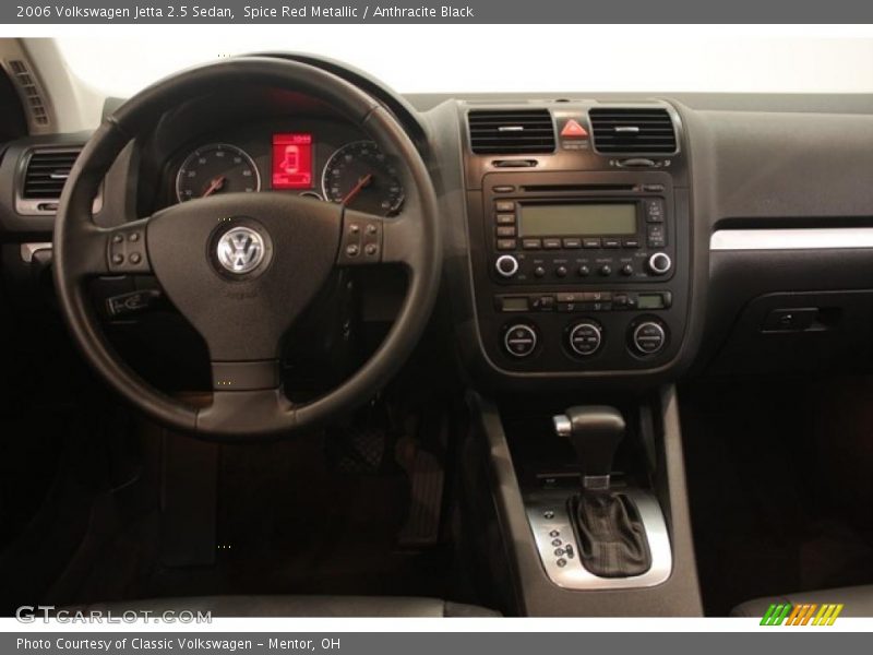 Spice Red Metallic / Anthracite Black 2006 Volkswagen Jetta 2.5 Sedan