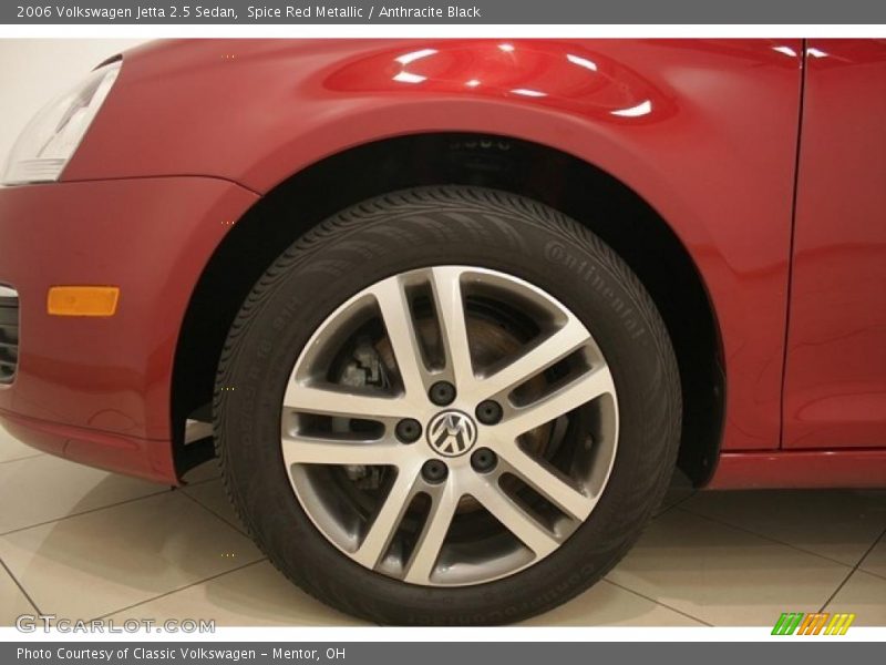 Spice Red Metallic / Anthracite Black 2006 Volkswagen Jetta 2.5 Sedan