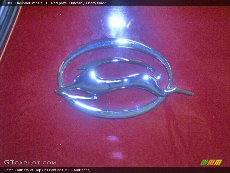 Red Jewel Tintcoat / Ebony Black 2008 Chevrolet Impala LT