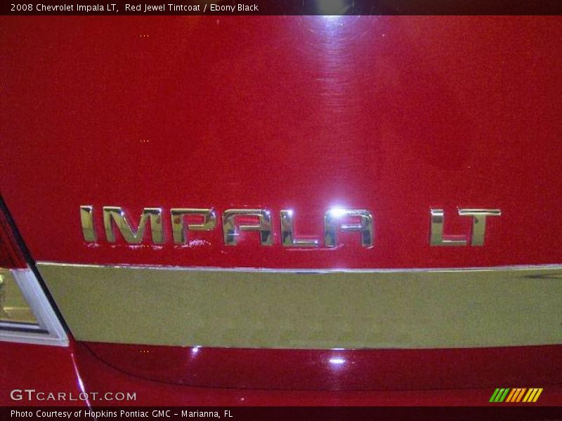Red Jewel Tintcoat / Ebony Black 2008 Chevrolet Impala LT