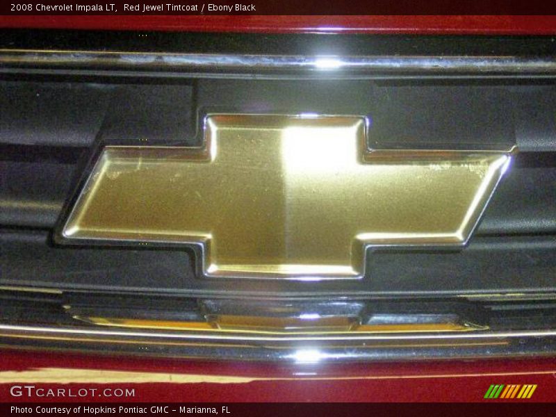 Red Jewel Tintcoat / Ebony Black 2008 Chevrolet Impala LT