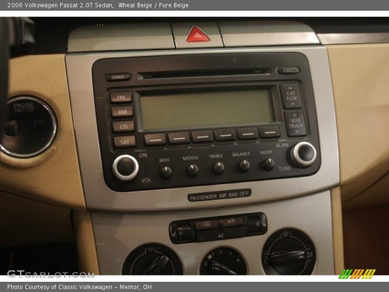 Wheat Beige / Pure Beige 2006 Volkswagen Passat 2.0T Sedan