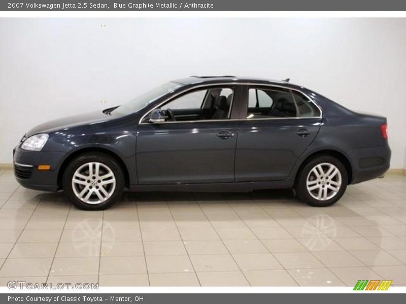 Blue Graphite Metallic / Anthracite 2007 Volkswagen Jetta 2.5 Sedan