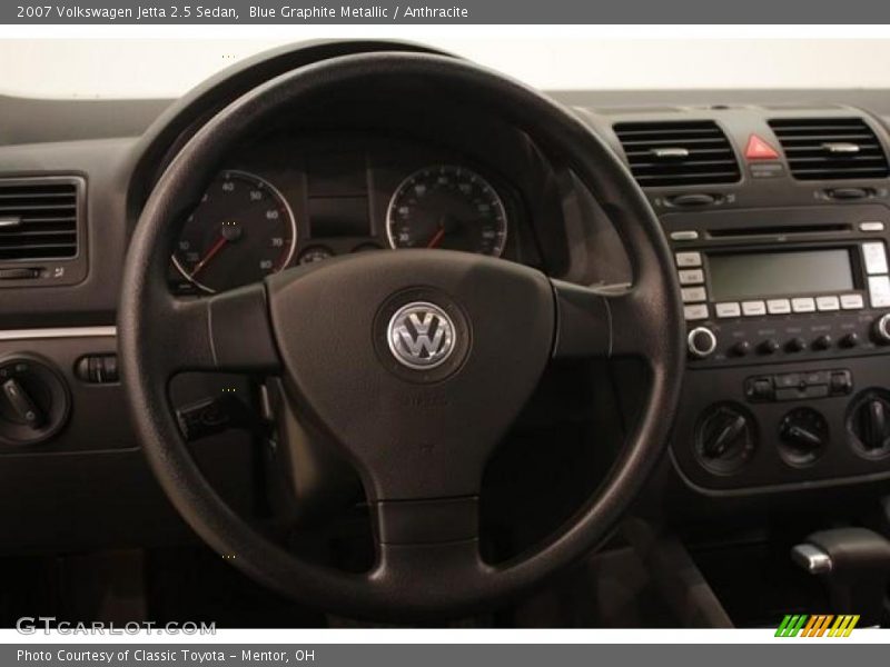 Blue Graphite Metallic / Anthracite 2007 Volkswagen Jetta 2.5 Sedan