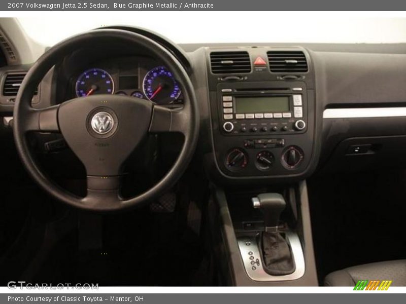 Blue Graphite Metallic / Anthracite 2007 Volkswagen Jetta 2.5 Sedan