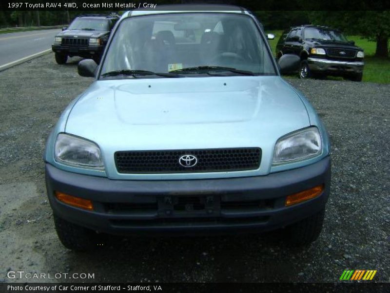 Ocean Mist Metallic / Gray 1997 Toyota RAV4 4WD