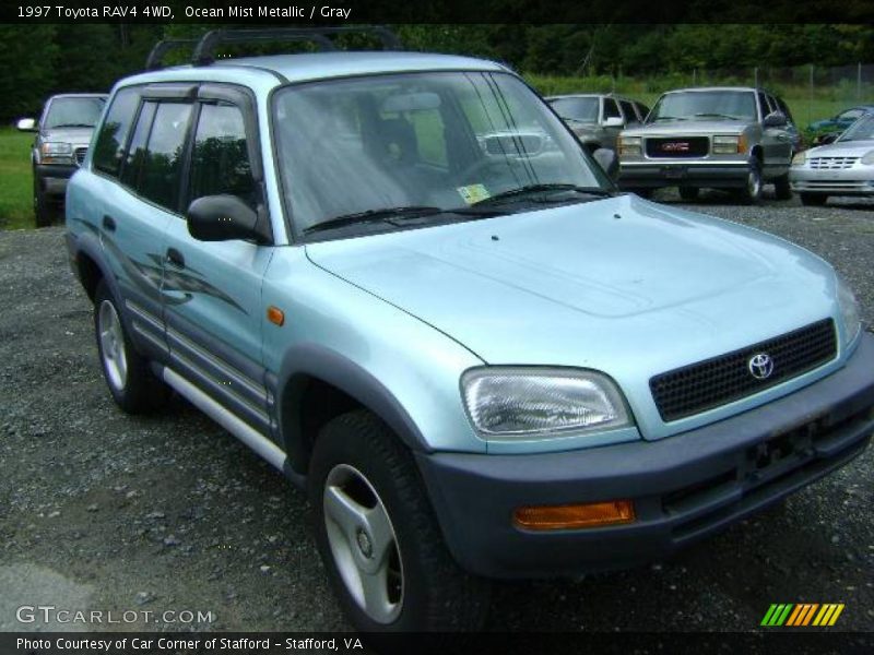 Ocean Mist Metallic / Gray 1997 Toyota RAV4 4WD