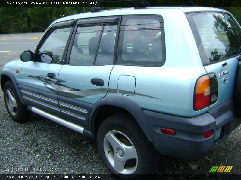 Ocean Mist Metallic / Gray 1997 Toyota RAV4 4WD